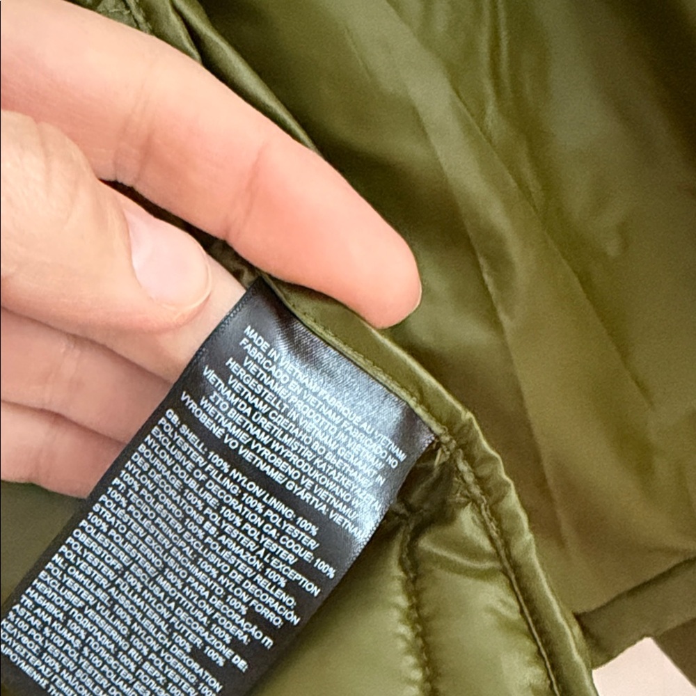 The North Face Thermoball Olive Quilted Jacket - Picture 9 of 12